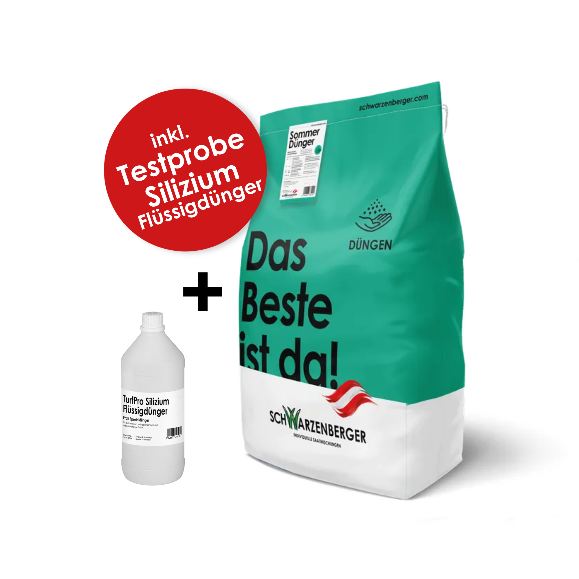 Hitzeschutz Rasen Bundle mit Sommerdünger & TurfPro Silizium Hitzeschutz Rasen Bundle mit Sommerdünger & TurfPro Silizium