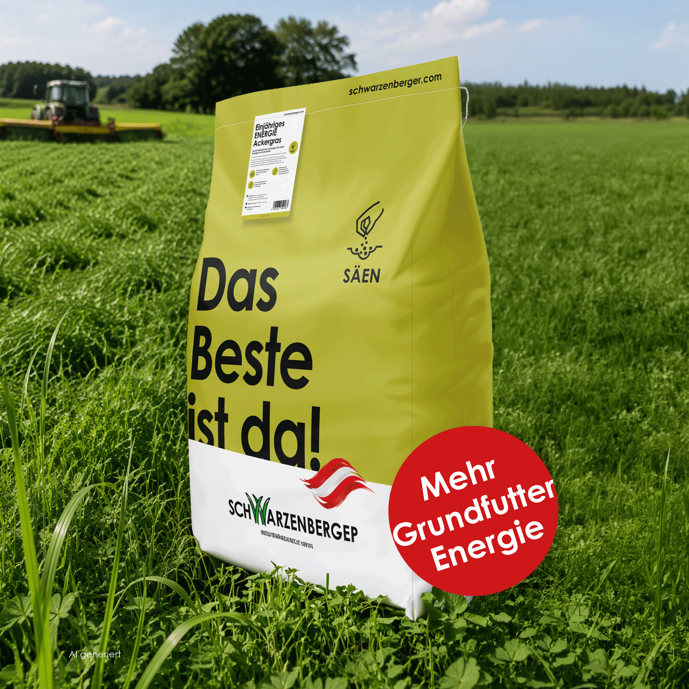Einjähriges ENERGIE Ackergras – Klee-Gras-Mischung für mehr Energie im Grundfutter
