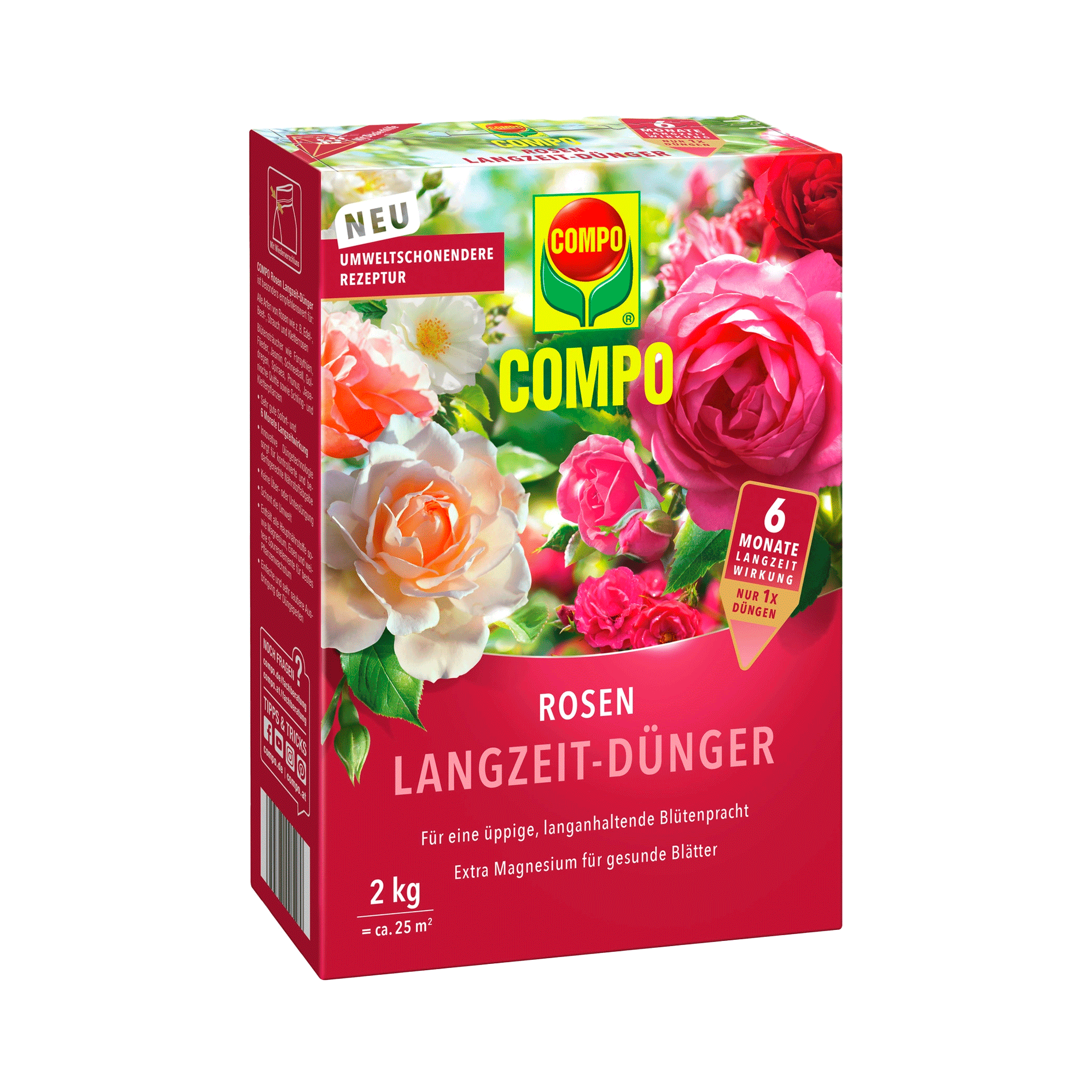 Compo Rosen Langzeit-Dnger von Compo GmbH  Fr blhende Rosen bis zu 5  Monate lang
