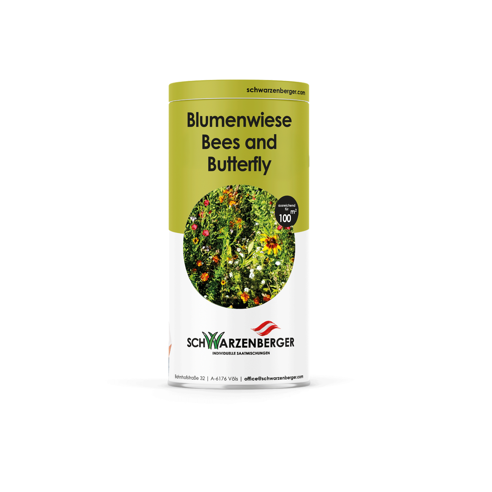 Schwarzenberger Blühreiche mehrjährige Blumenwiese Bees and Butterfly 100 m² Verpackung