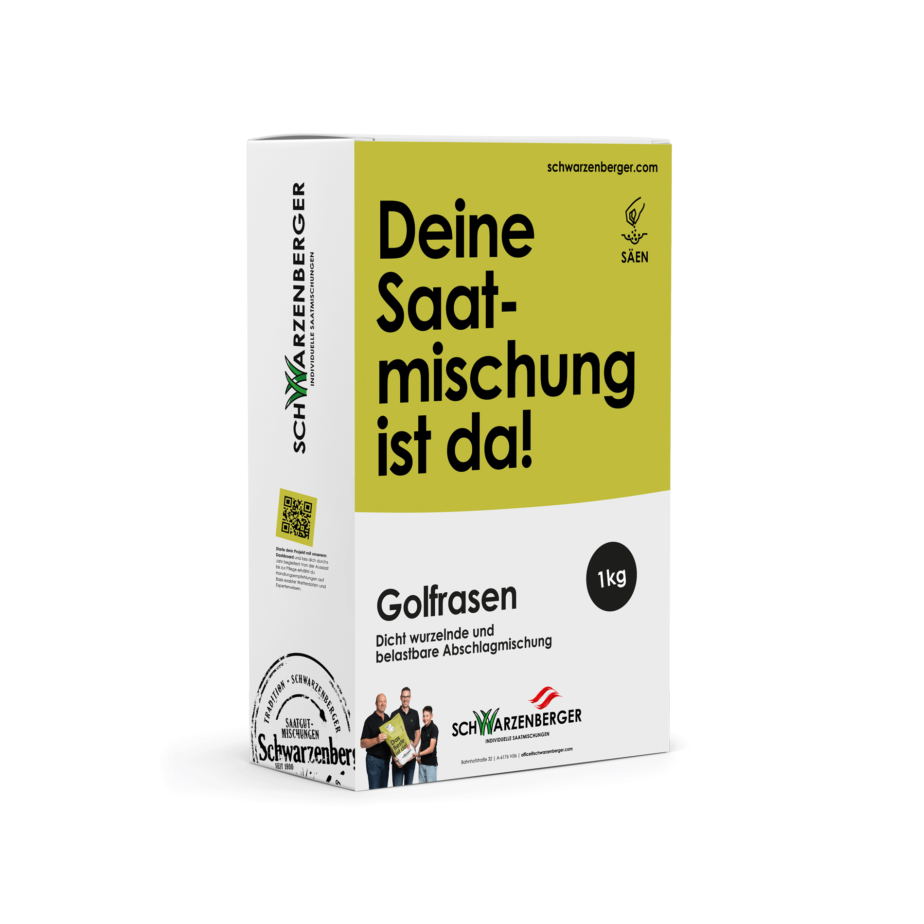 Schwarzenberger Dicht wurzelnde und belastbare Abschlagmischung 1 kg Verpackung
