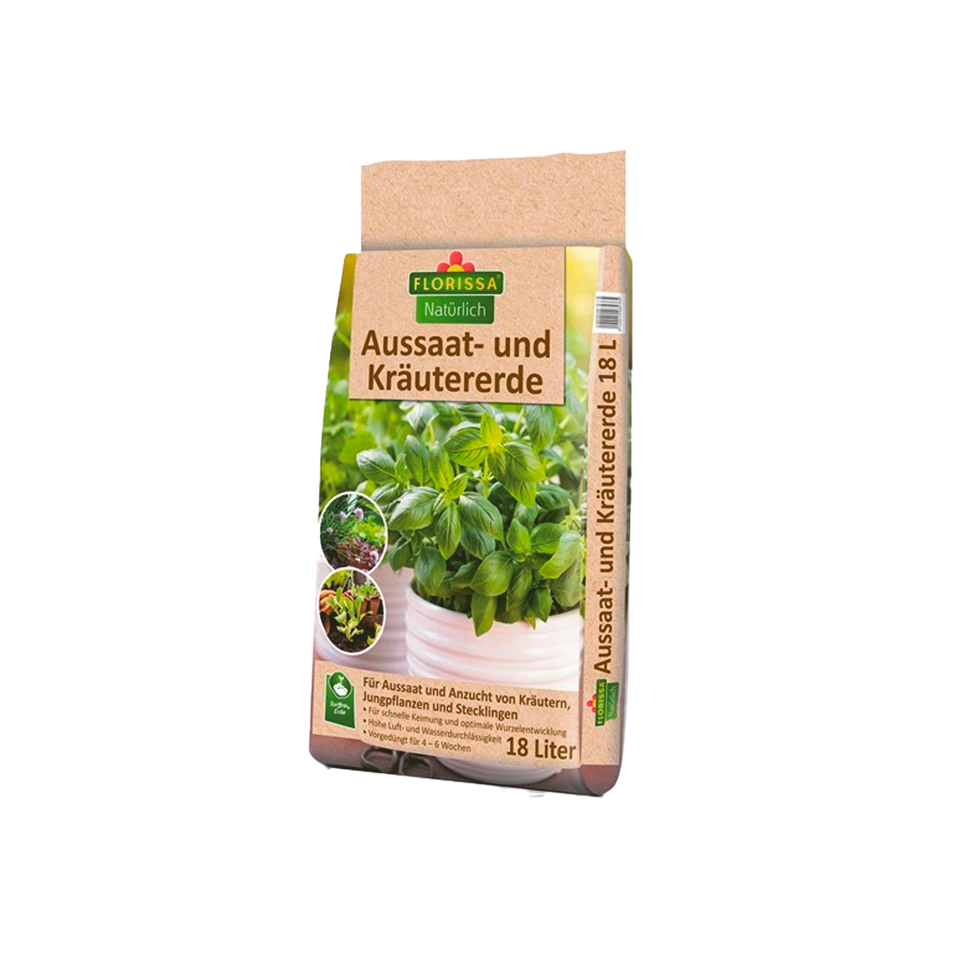 Aussaat- und Kräutererde Florissa | 18 L