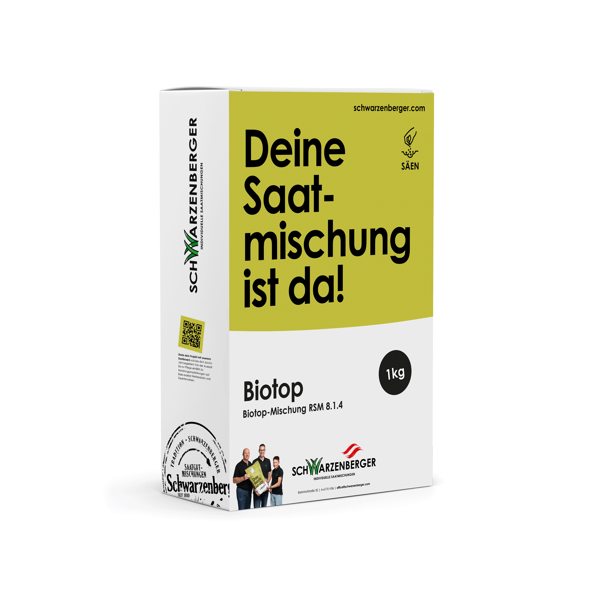 Schwarzenberger Biotop-Mischung RSM 8.1.4 1 kg Verpackung