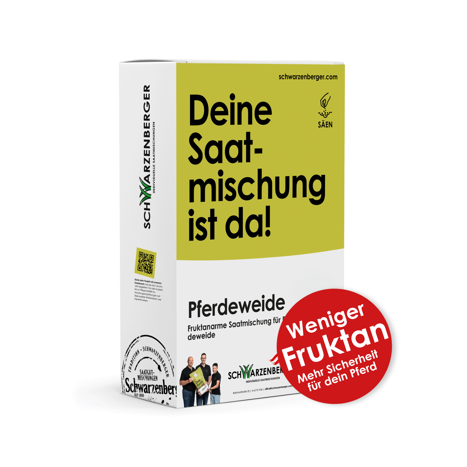 Fruktanarme Saatmischung für Pferdeweide